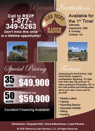 High Point Ranch Email Newsletter