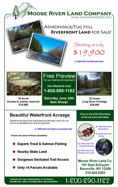 Moose River Email Newsletter