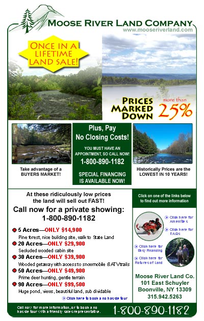 Moose River Email Newsletter