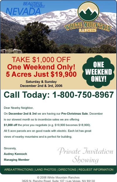 White Mountain Email Newsletter