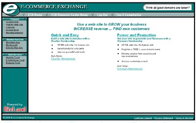 Eastern Commerce Exchange Portal Home Page