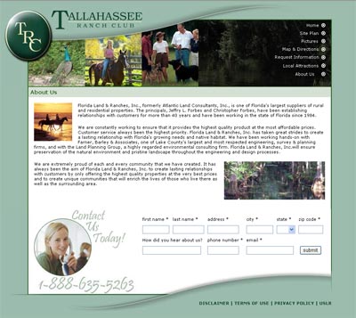 Tallahassee Ranch Club Sub Page