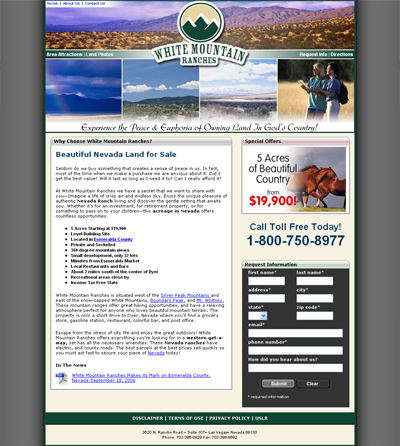 White Mountain Ranches Home Page