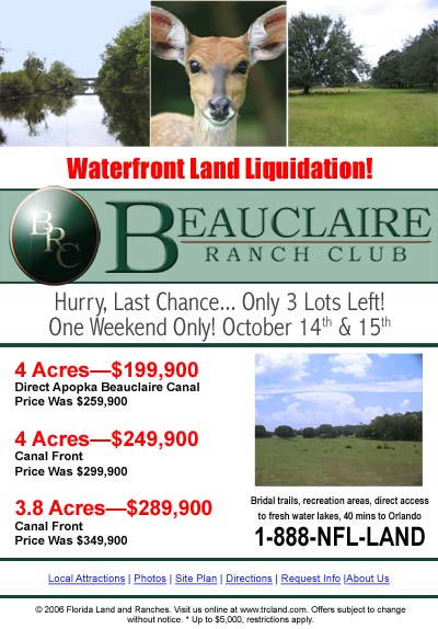 Beauclaire Ranch Club Email Newsletter