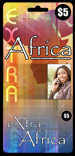 Extra Africa Calling Card