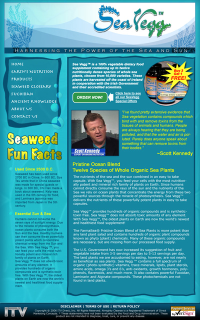 Sea Vegg Home Page